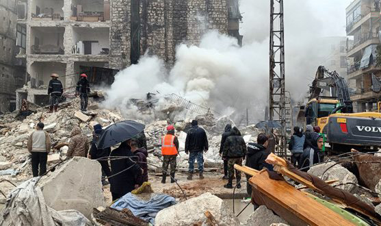 Hilfe für die Opfer des Erdbebens in Syrien